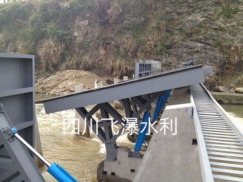 液壓鋼翻板閘門